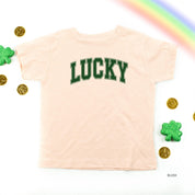 Lucky - Varsity Outline - Child Tee Little Mama Shirt Shop