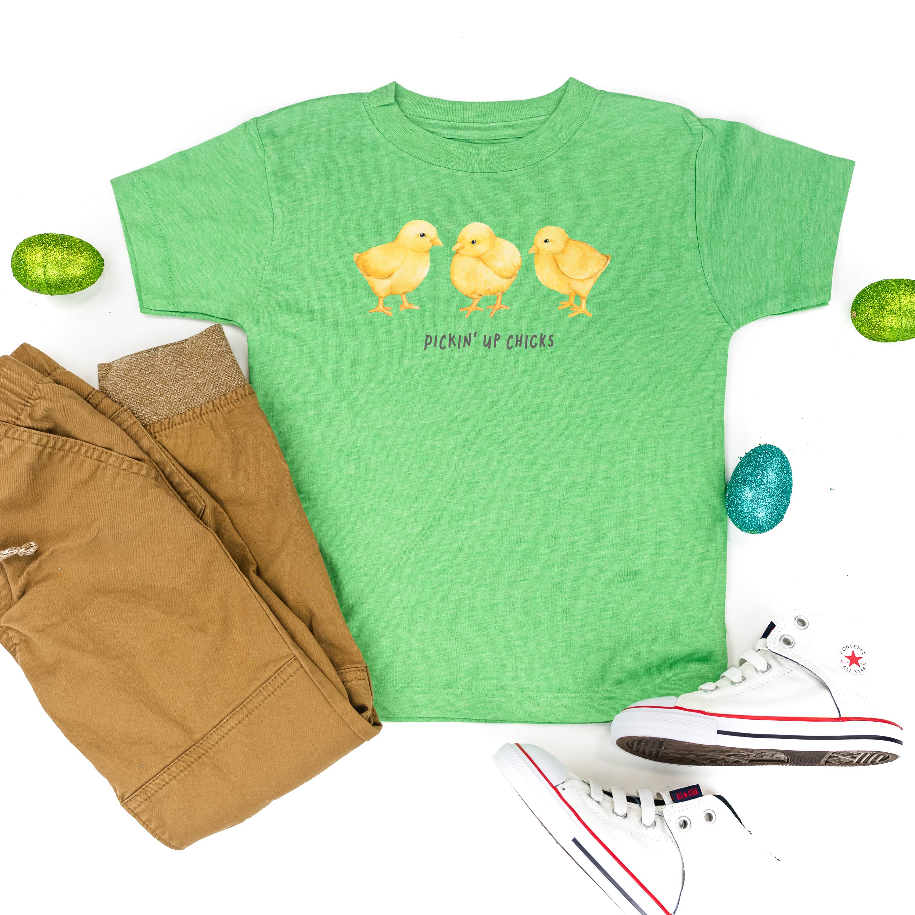 Pickin' Up Chicks - Child Tee Little Mama Shirt Shop