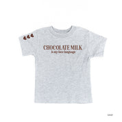 Chocolate Milk Is My Love Language (sd) - Child Tee Little Mama Shirt Shop