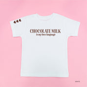 Chocolate Milk Is My Love Language (sd) - Child Tee Little Mama Shirt Shop