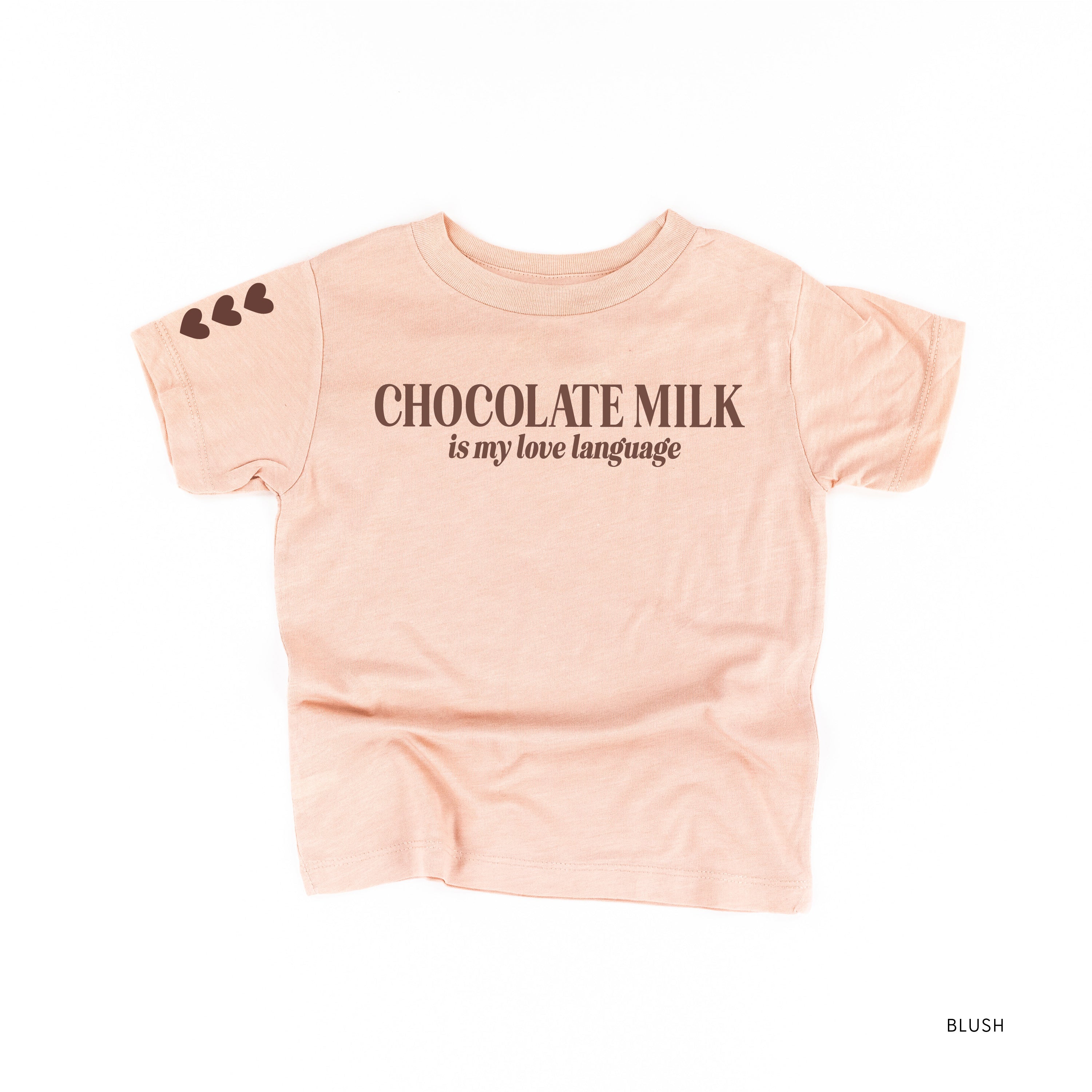 Chocolate Milk Is My Love Language (sd) - Child Tee Little Mama Shirt Shop