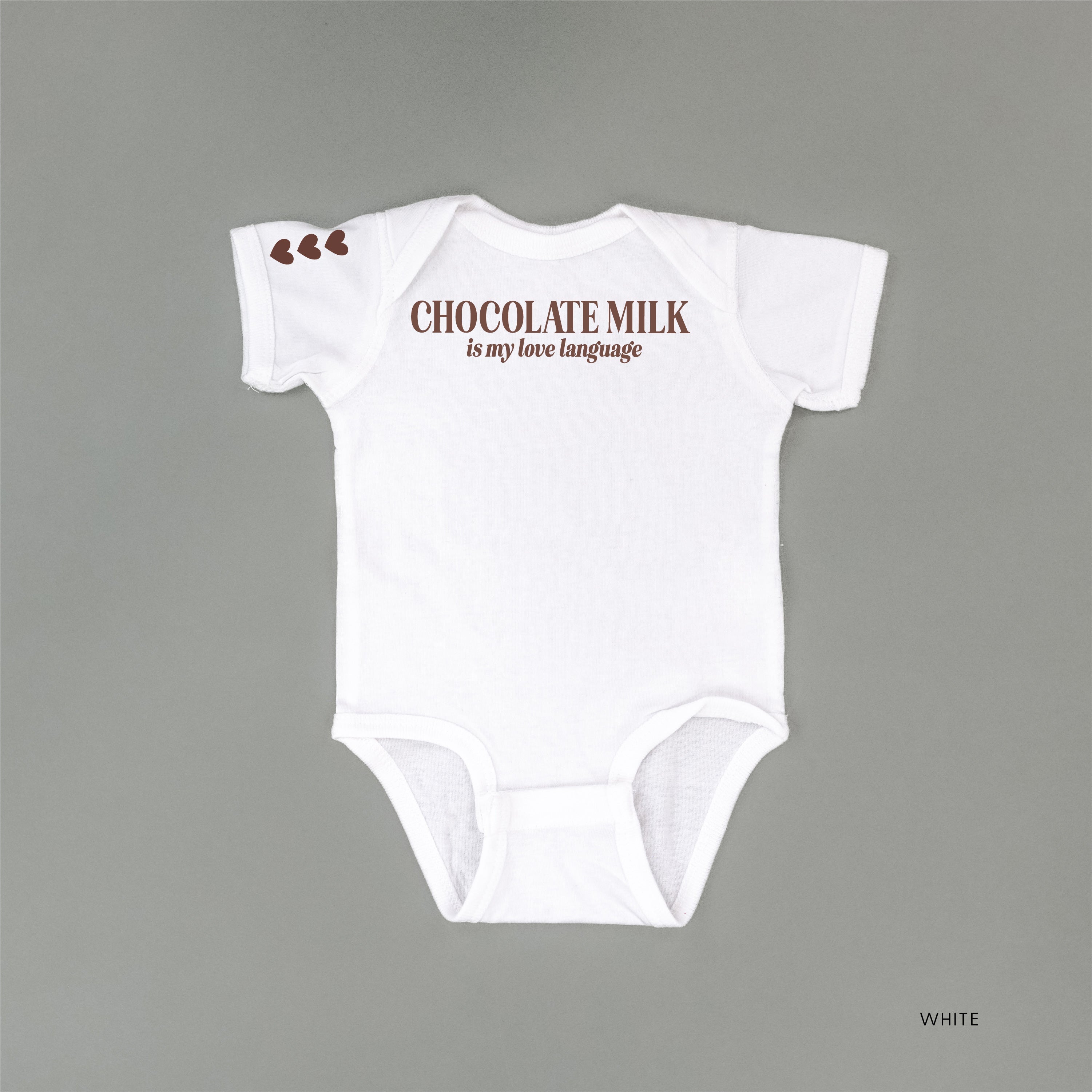 Chocolate Milk Is My Love Language (sd) - Child Tee Little Mama Shirt Shop