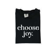 Classic Choose Joy - Comfort Colors Tee Little Mama Shirt Shop