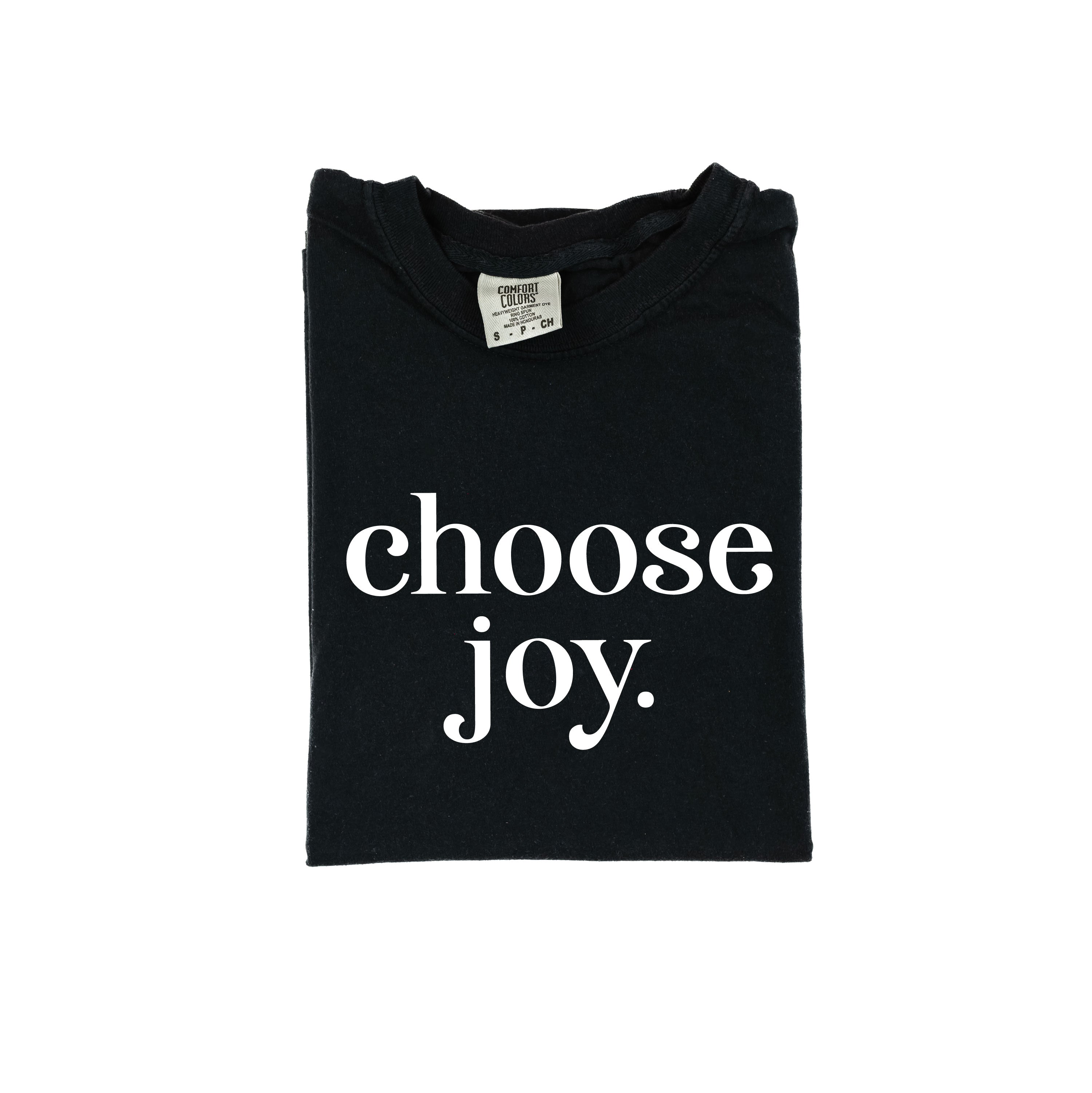 Classic Choose Joy - Comfort Colors Tee Little Mama Shirt Shop