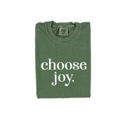 Classic Choose Joy - Comfort Colors Tee Little Mama Shirt Shop