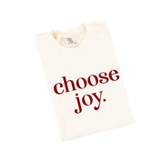 Classic Choose Joy - Comfort Colors Tee Little Mama Shirt Shop