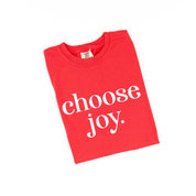 Classic Choose Joy - Comfort Colors Tee Little Mama Shirt Shop