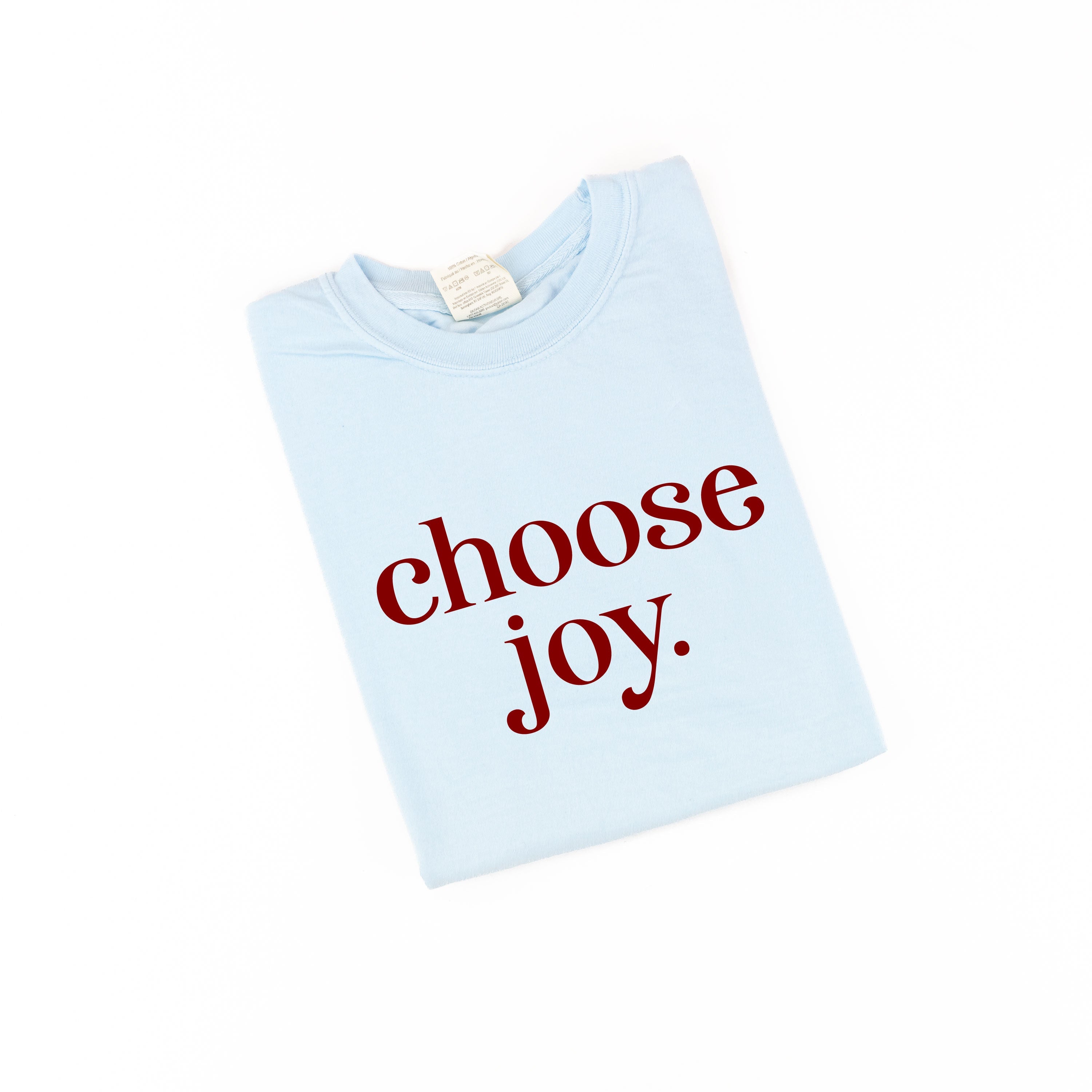 Classic Choose Joy - Comfort Colors Tee Little Mama Shirt Shop