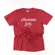 Classic Choose Joy - Comfort Colors Tee Little Mama Shirt Shop