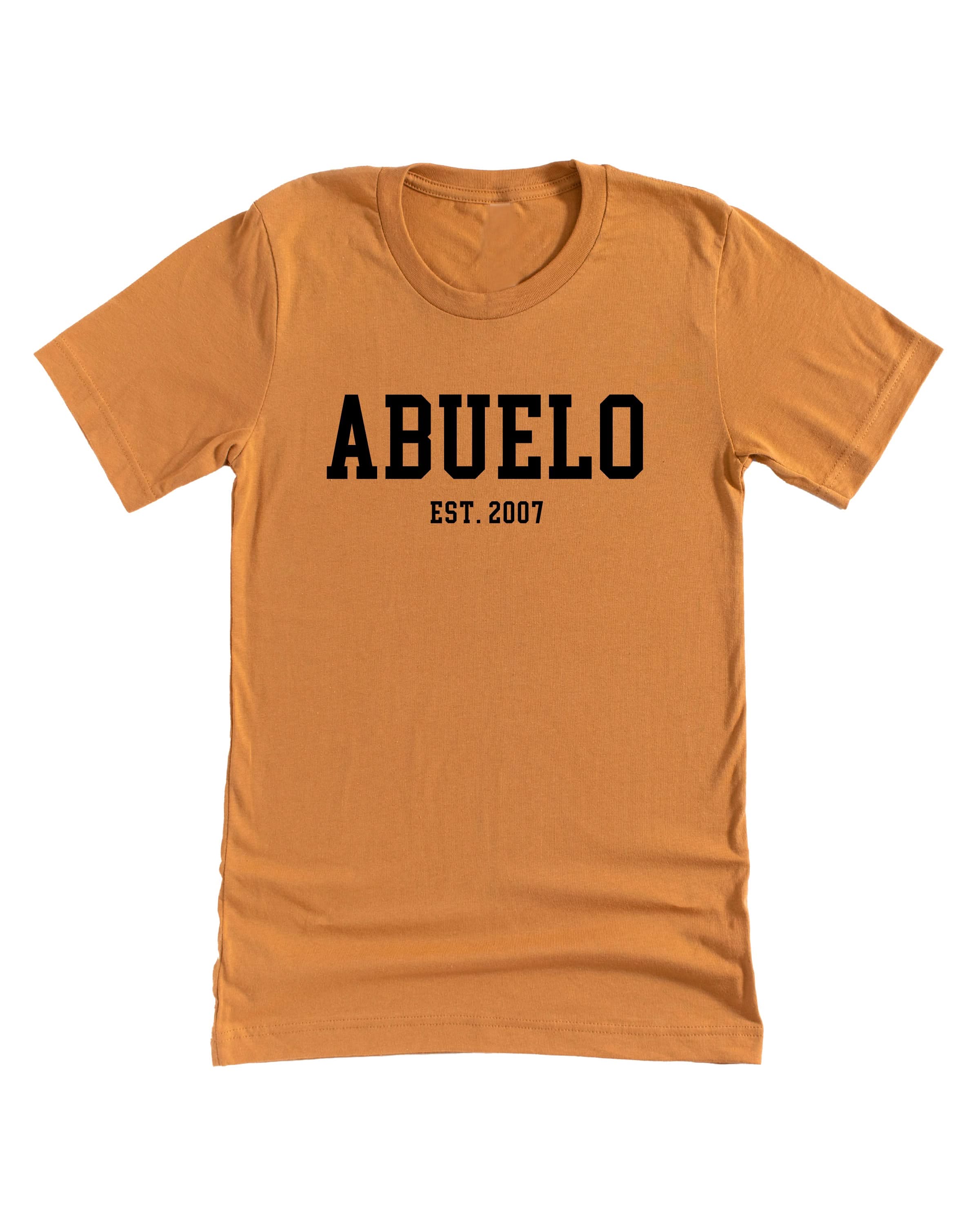 "(Choose Your Grandpa Name) - Est. (Select Your Year)" ﻿- Unisex Tee Little Mama Shirt Shop