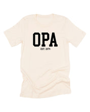 "(Choose Your Grandpa Name) - Est. (Select Your Year)" ﻿- Unisex Tee Little Mama Shirt Shop