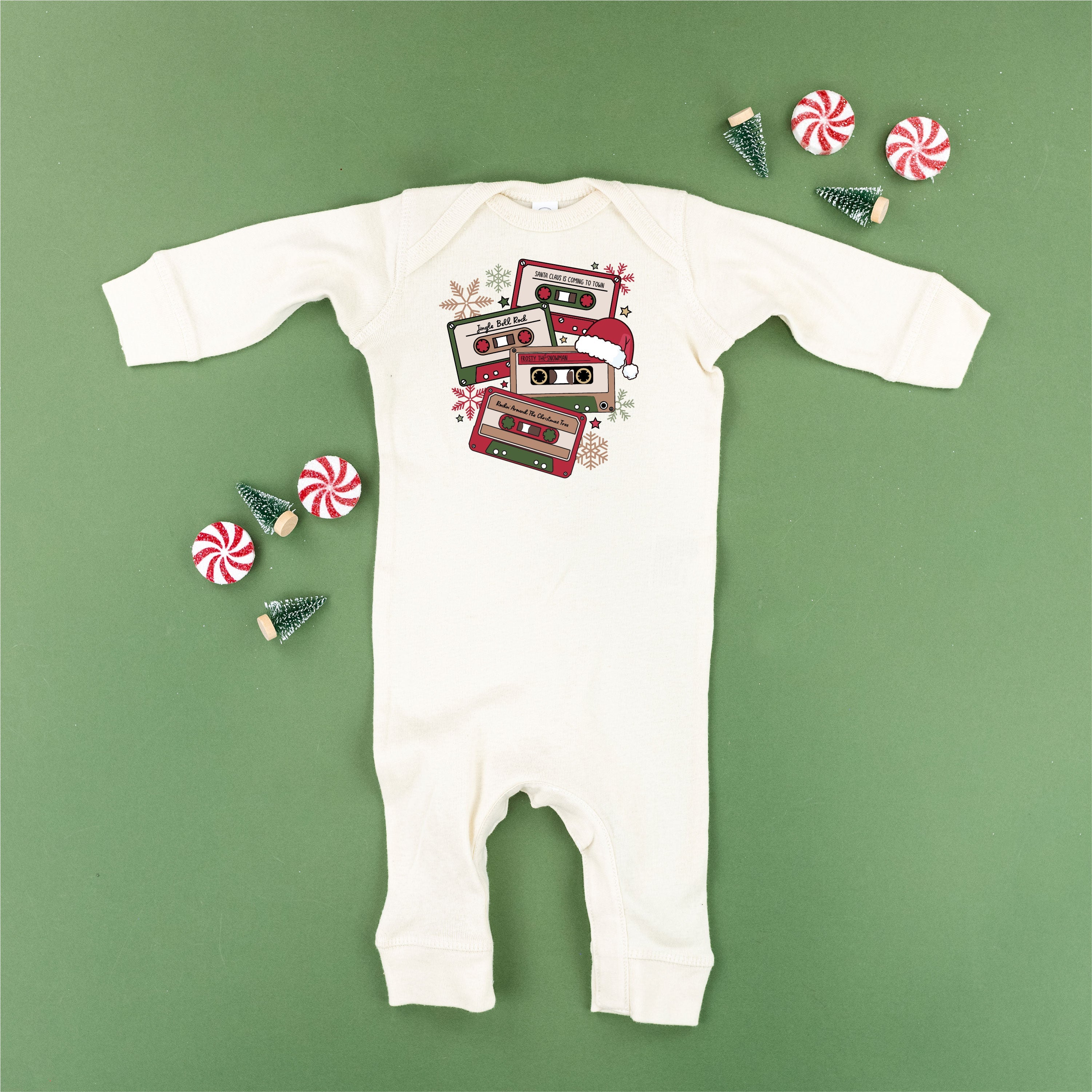 Christmas Cassette Tapes - Baby Sleeper Little Mama Shirt Shop