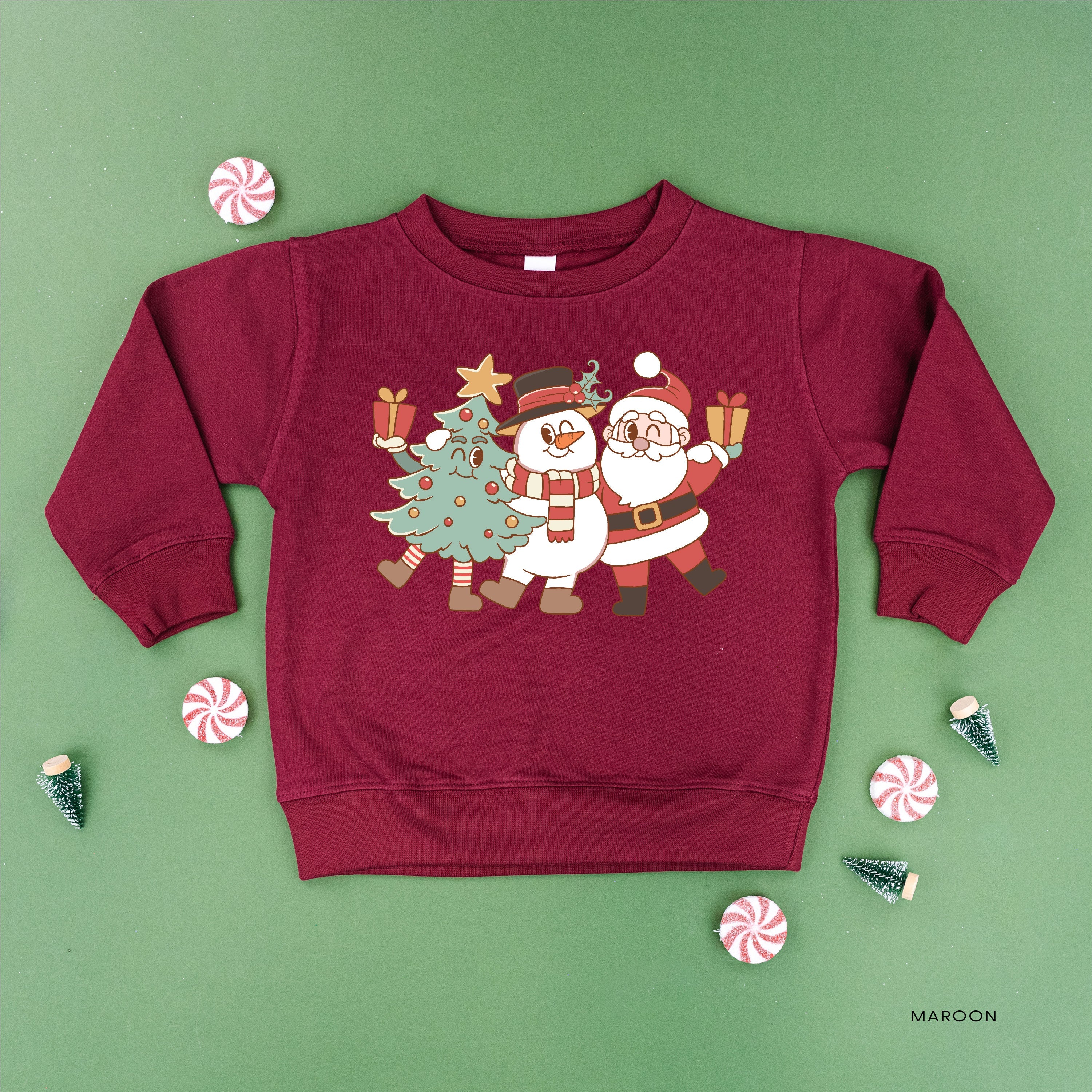 Christmas Pals - Child Sweater Little Mama Shirt Shop