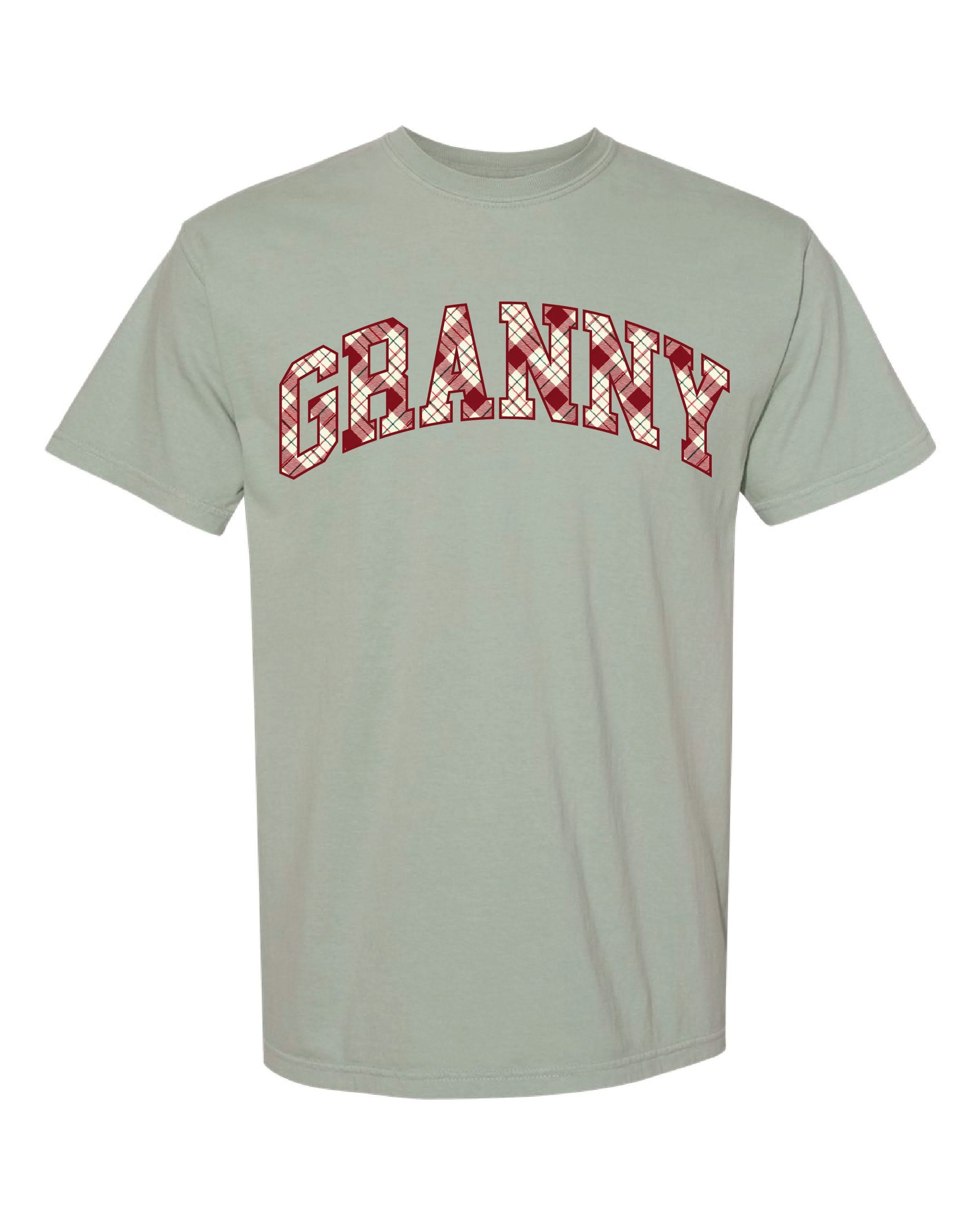 Christmas Gingham - Child Names - Child Tees Little Mama Shirt Shop LLC