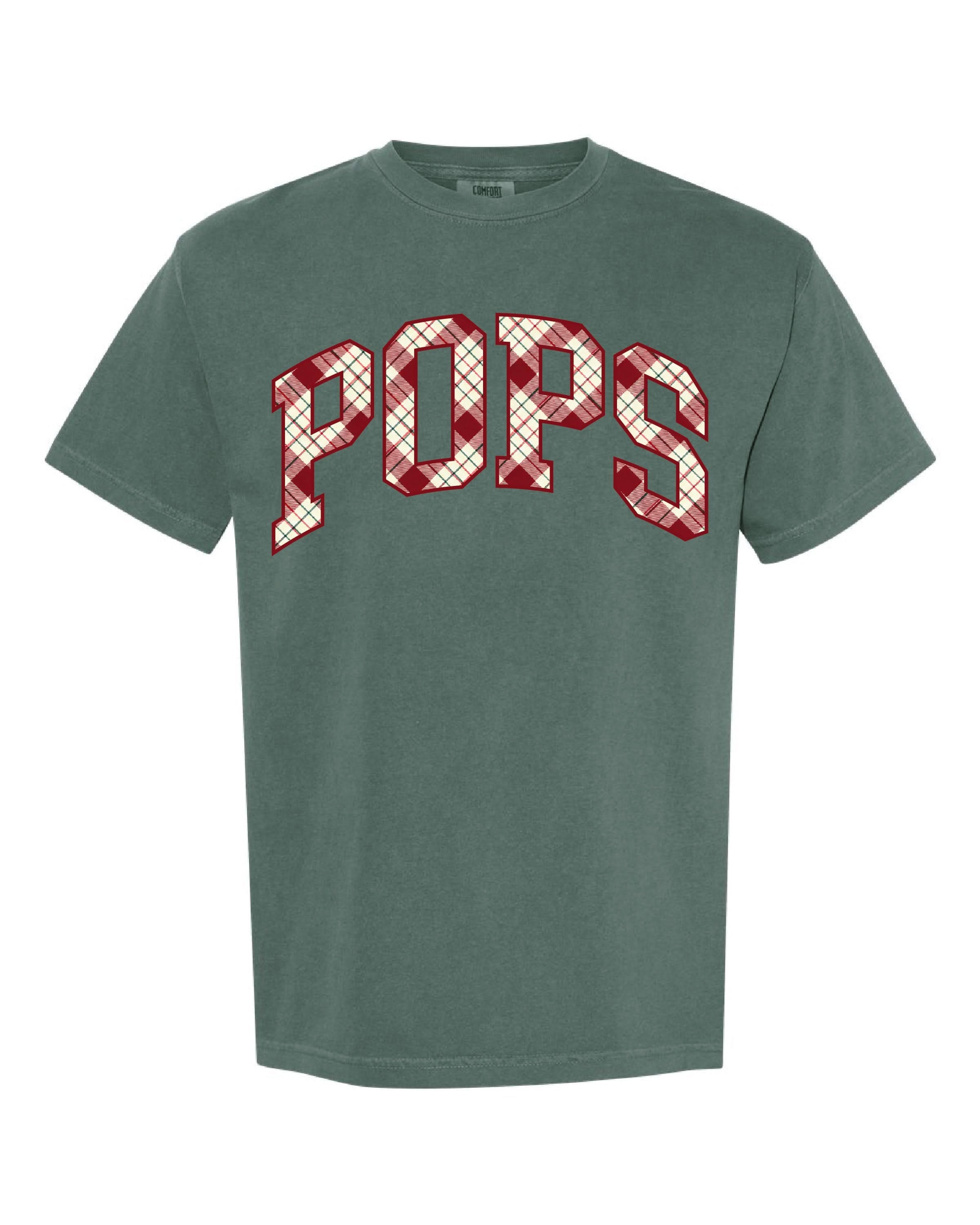 Christmas Gingham - Child Names - Child Tees Little Mama Shirt Shop LLC