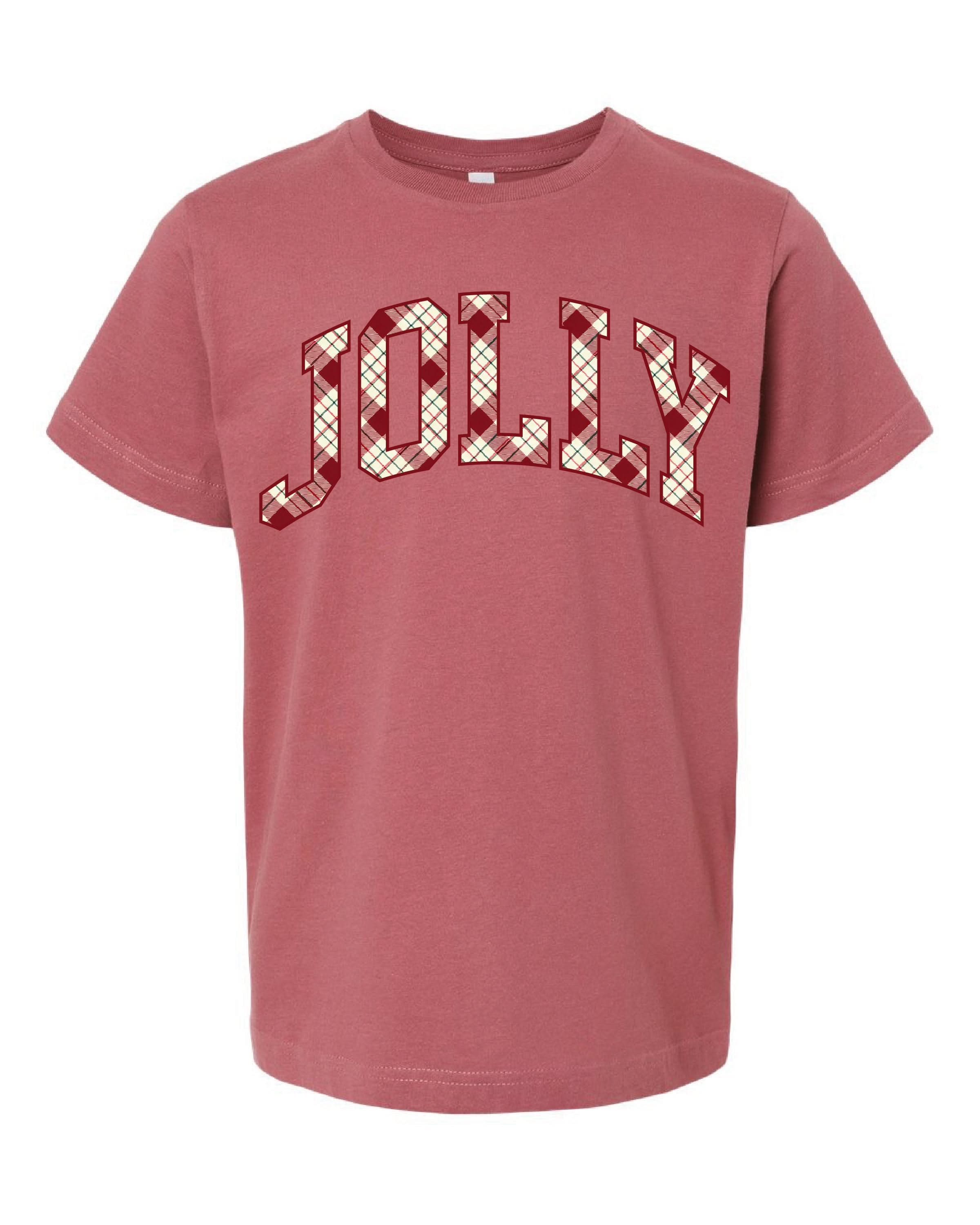 Christmas Gingham - Grandparent Names - Comfort Colors Tee Little Mama Shirt Shop LLC