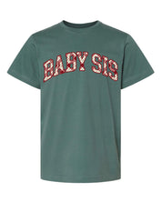 Christmas Gingham - Grandparent Names - Comfort Colors Tee Little Mama Shirt Shop LLC