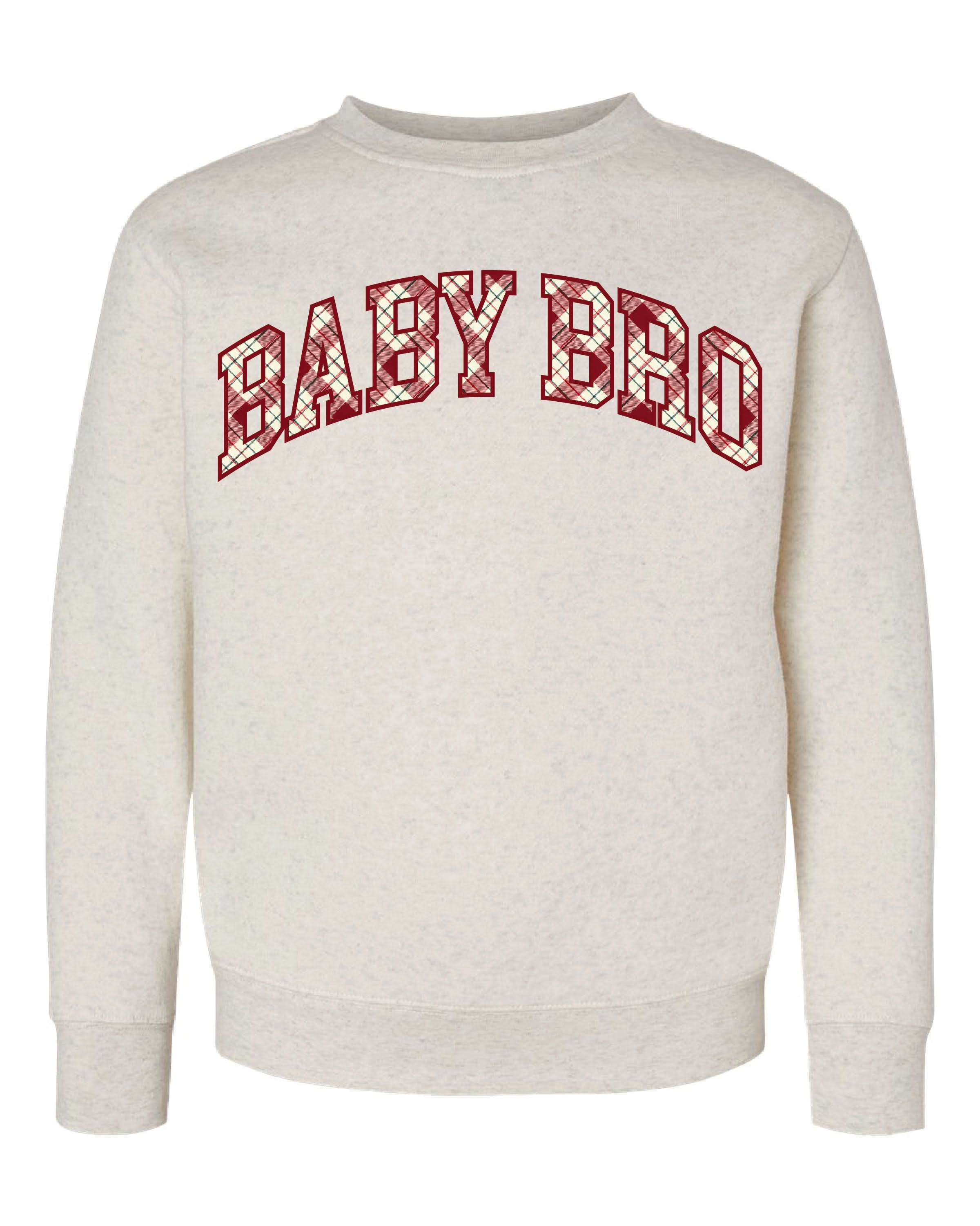 Christmas Gingham - Grandparent Names - Elevated Fleece Little Mama Shirt Shop LLC