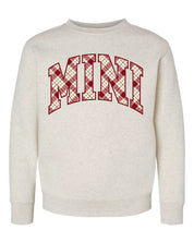 Christmas Gingham - Grandparent Names - Elevated Fleece Little Mama Shirt Shop LLC