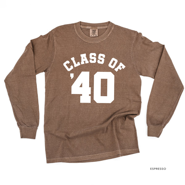 CLASS OF '40 - LONG SLEEVE COMFORT COLORS TEE