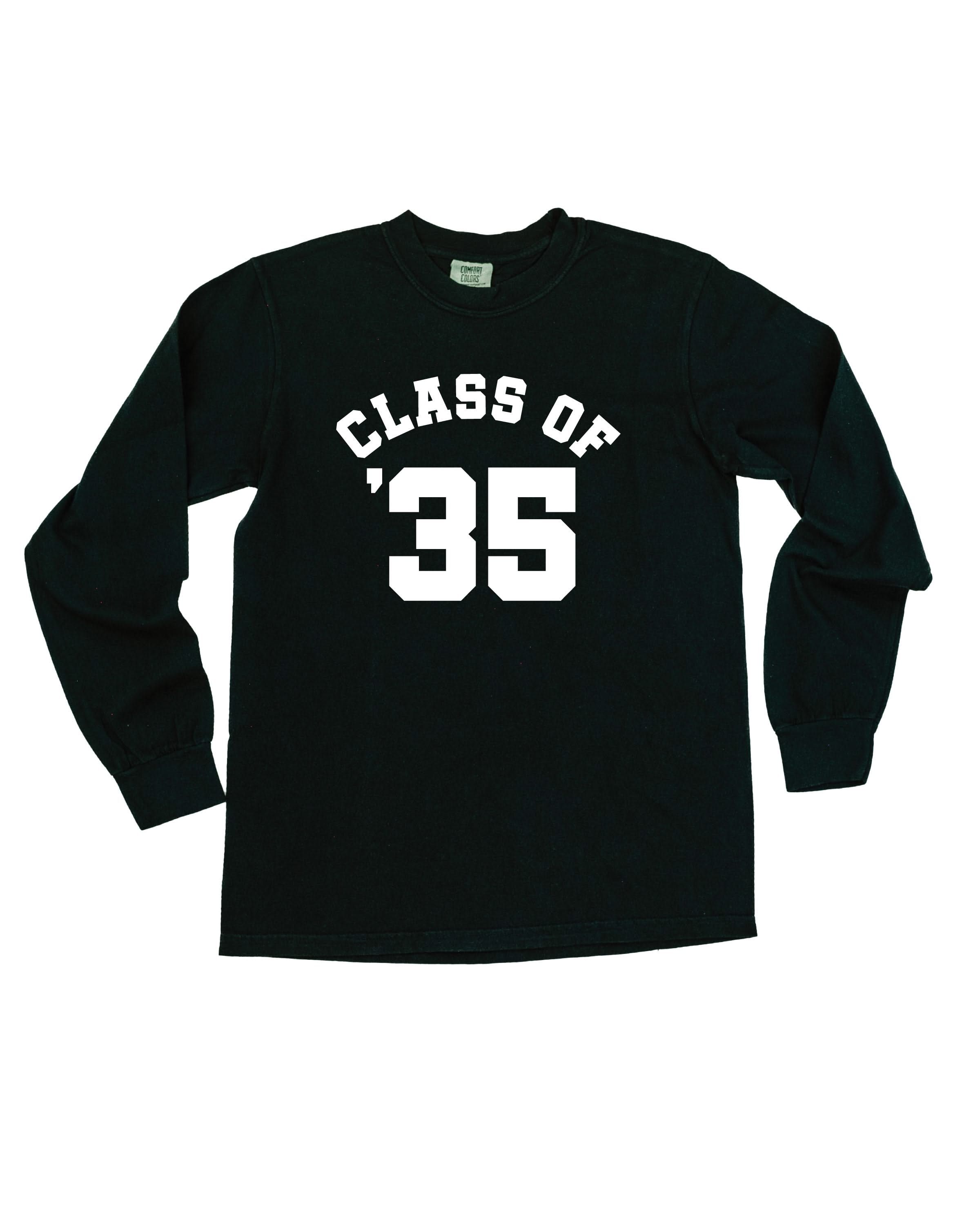 Class of (Choose Your Year) - Long Sleeve Comfort Colors Tee Little Mama Shirt Shop