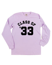Class of (Choose Your Year) - Long Sleeve Comfort Colors Tee Little Mama Shirt Shop