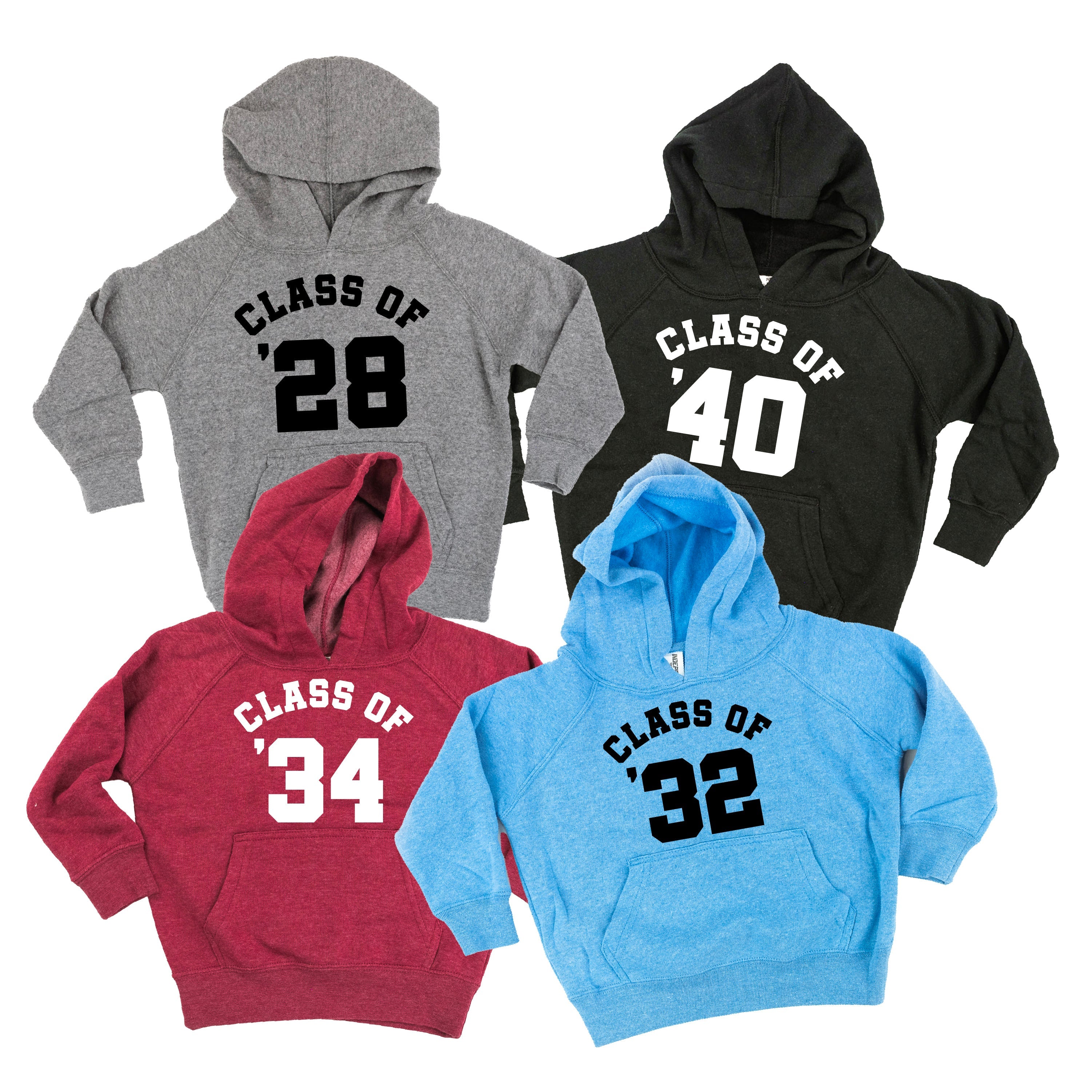 Class of (Choose Your Year) - Child HOODIE Little Mama Shirt Shop LLC