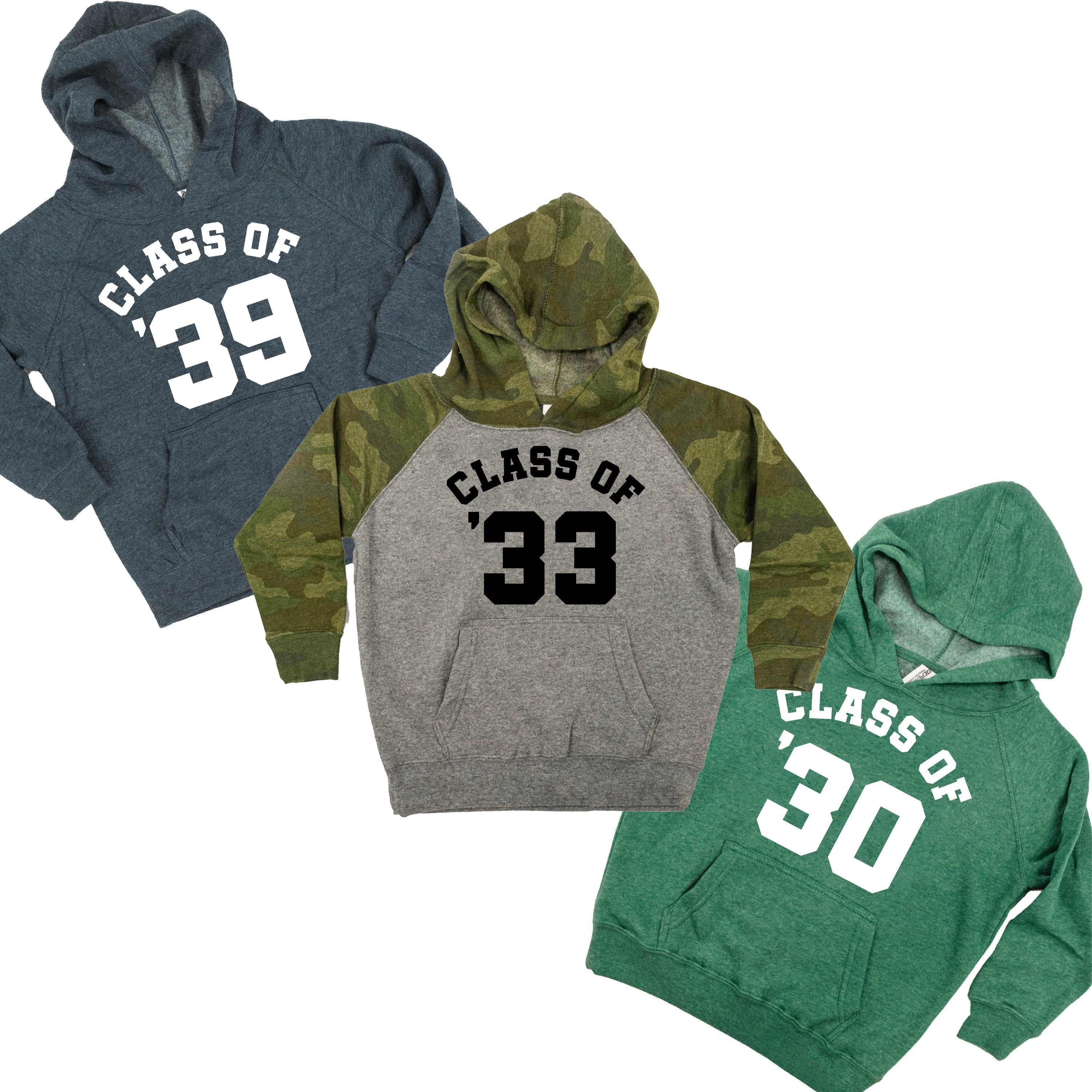Class of (Choose Your Year) - Child HOODIE Little Mama Shirt Shop LLC