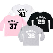 Class of (Choose Your Year) - Child LONG SLEEVE Tee Little Mama Shirt Shop