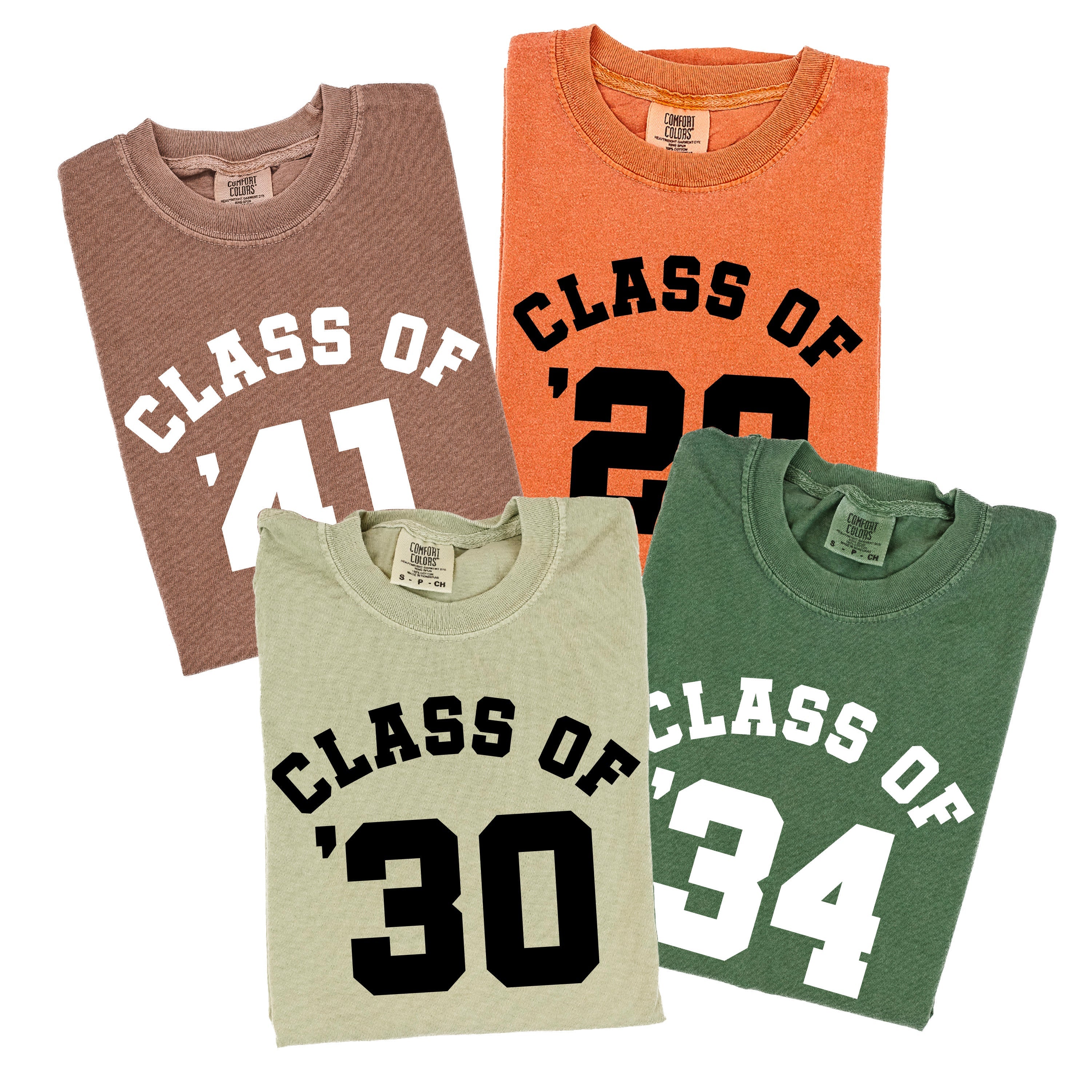 Class of (Choose Your Year) - Comfort Colors Tee Little Mama Shirt Shop