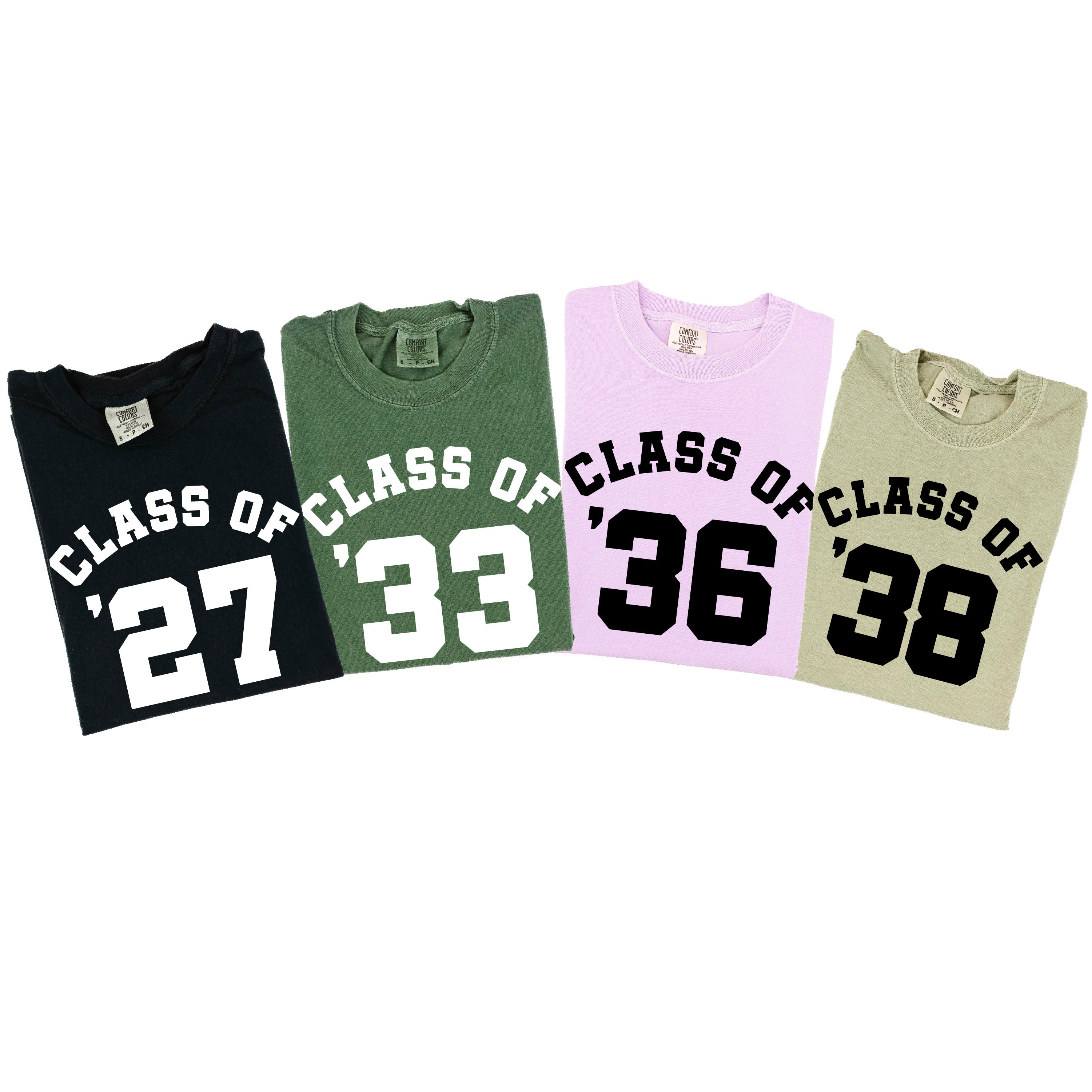 Class of (Choose Your Year) - Comfort Colors Tee Little Mama Shirt Shop