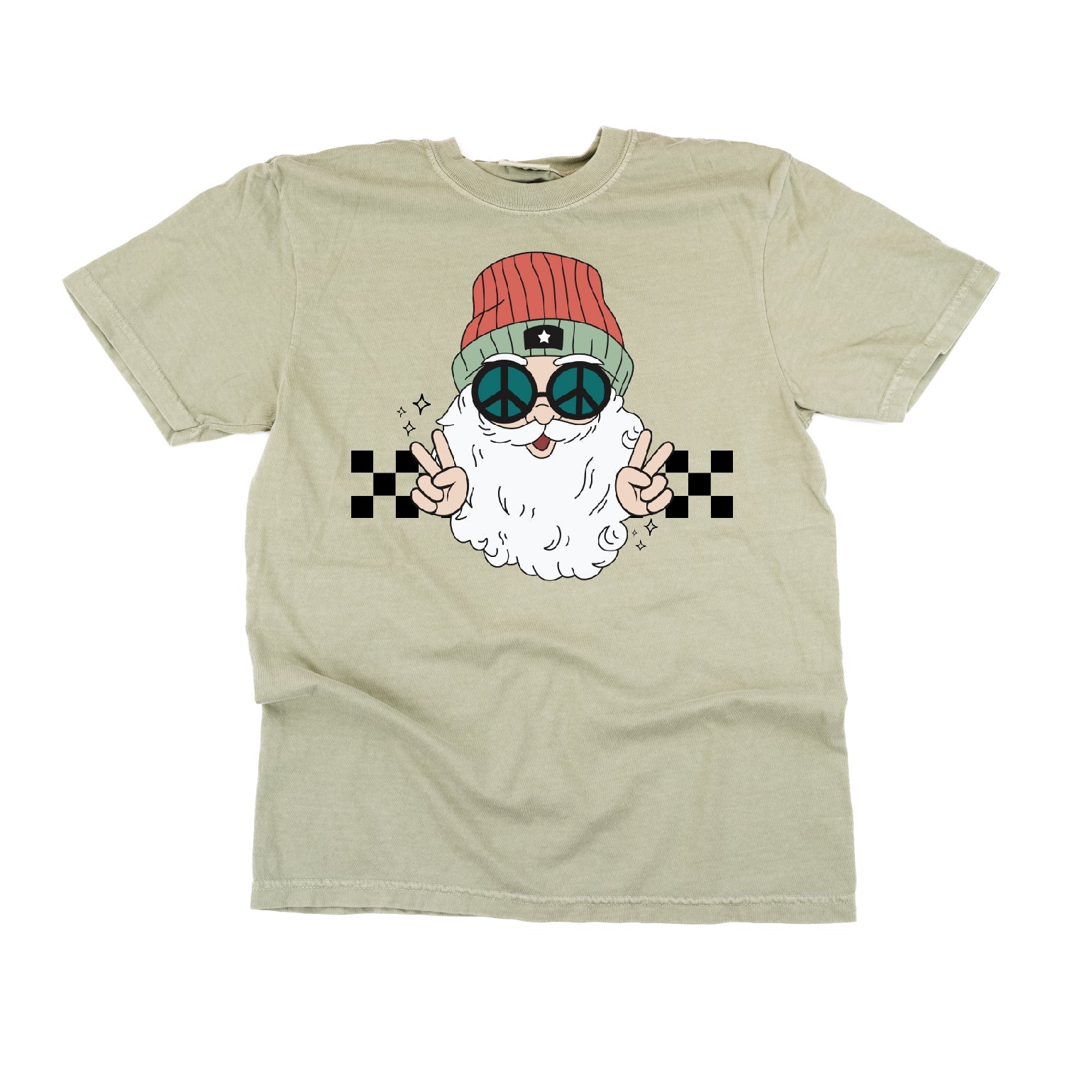 Groovy Santa - Comfort Colors Tee Little Mama Shirt Shop