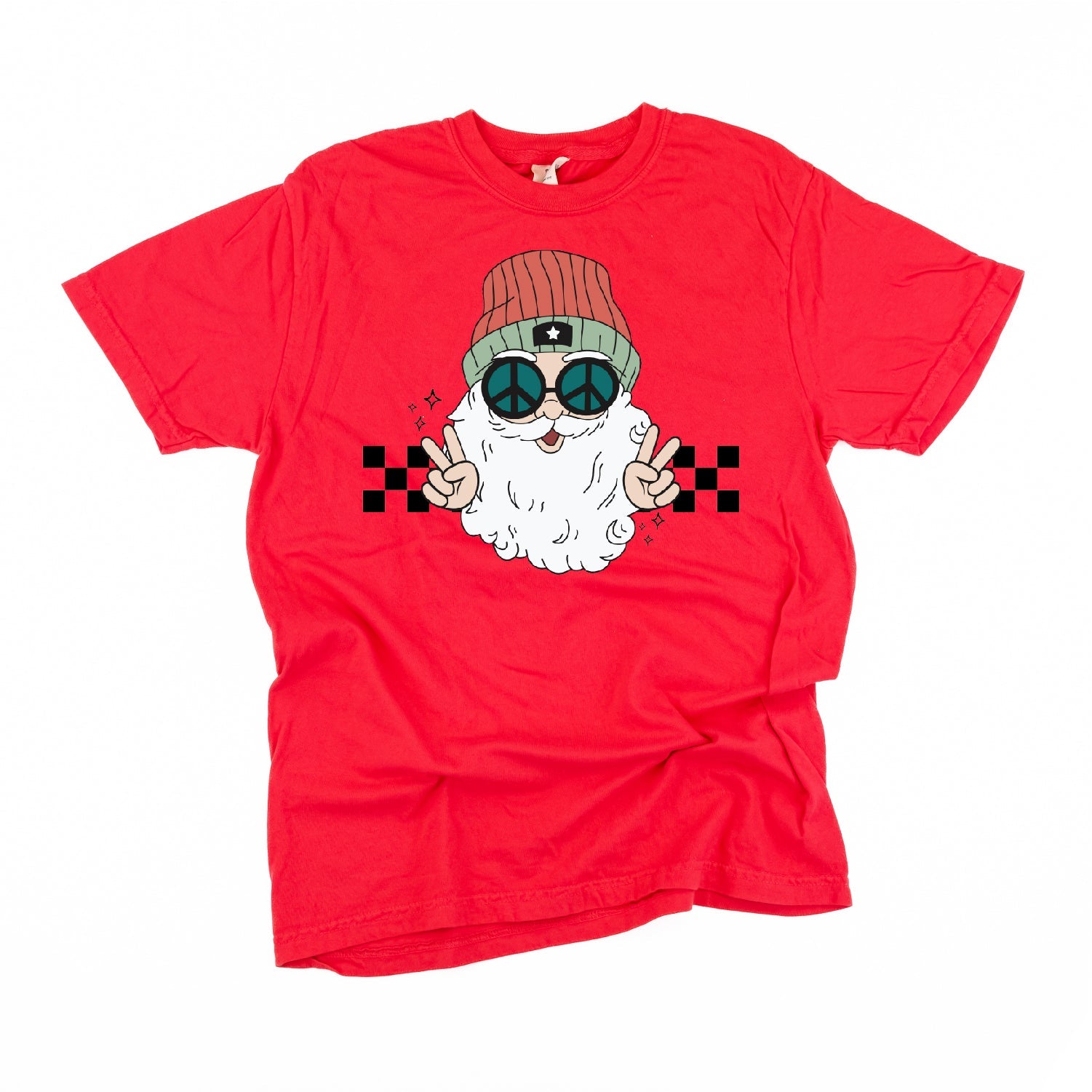 Groovy Santa - Comfort Colors Tee Little Mama Shirt Shop