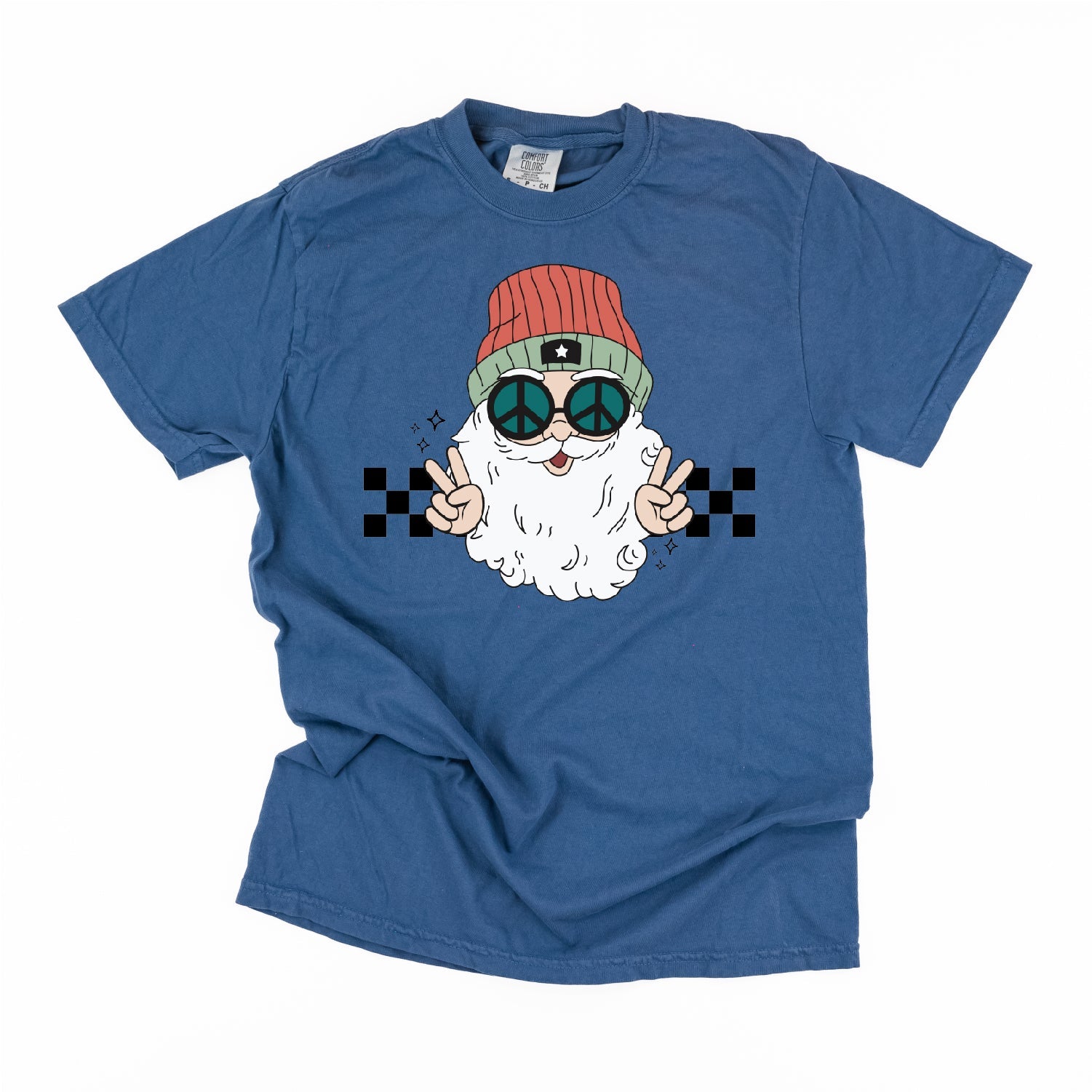 Groovy Santa - Comfort Colors Tee Little Mama Shirt Shop