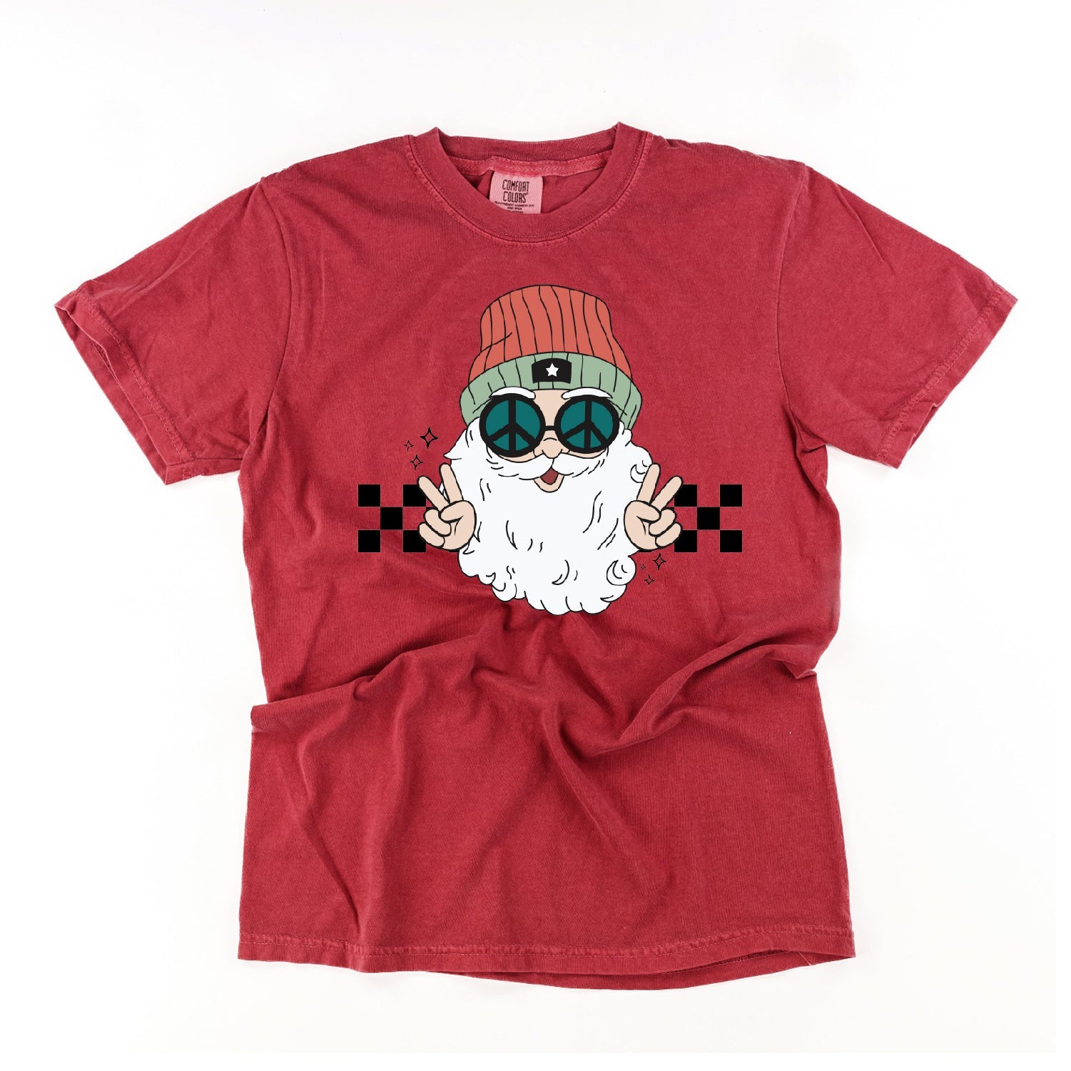 Groovy Santa - Comfort Colors Tee Little Mama Shirt Shop