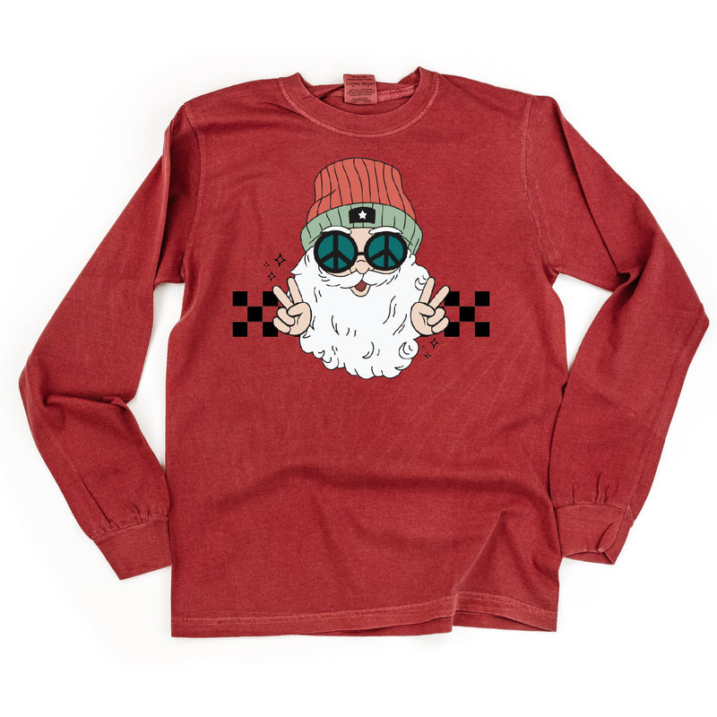 Groovy Santa - LONG SLEEVE Comfort Colors Tee