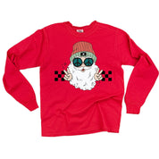 Groovy Santa - LONG SLEEVE Comfort Colors Tee Little Mama Shirt Shop