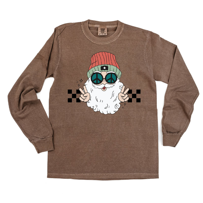 Groovy Santa - LONG SLEEVE Comfort Colors Tee