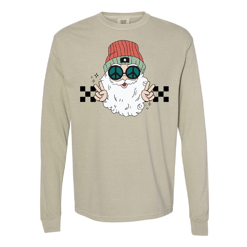 Groovy Santa - LONG SLEEVE Comfort Colors Tee