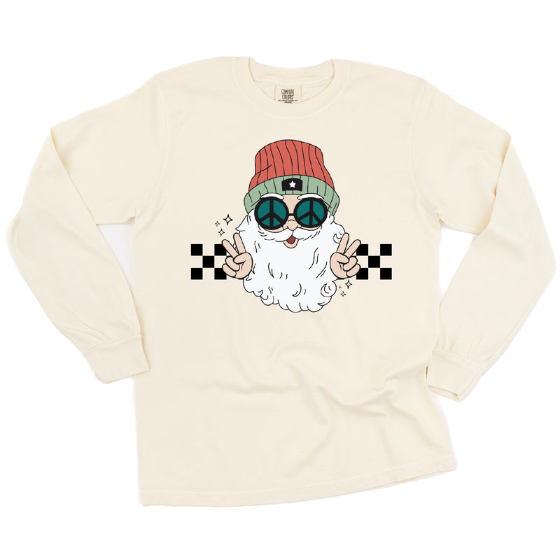 Groovy Santa - LONG SLEEVE Comfort Colors Tee