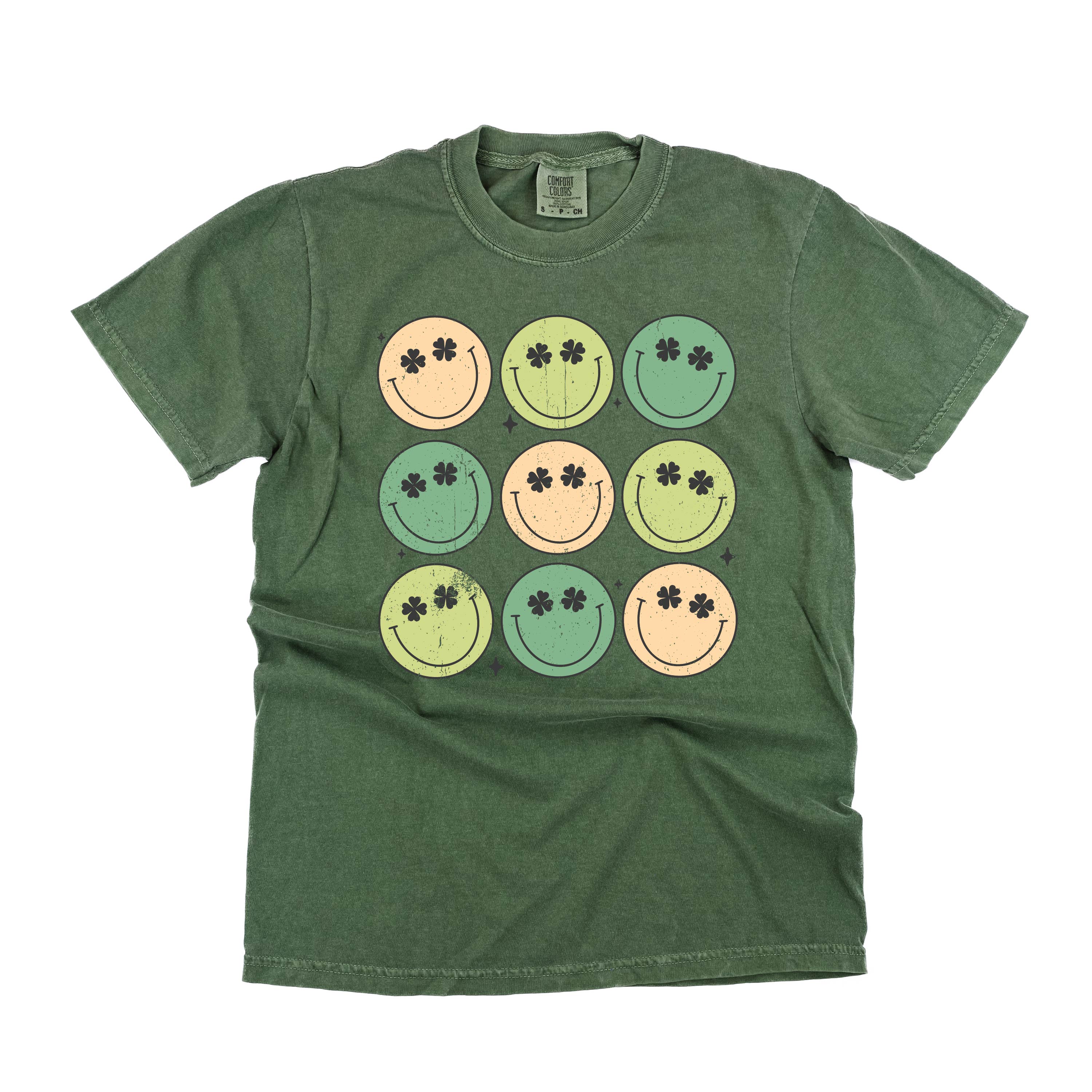 comfort_colors_short_sleeve_3x3_Saint_Patricks_Smilies_little_mama_shirt_shop