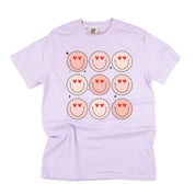 3x3 Heart Eye Smileys - Comfort Colors Tee Little Mama Shirt Shop