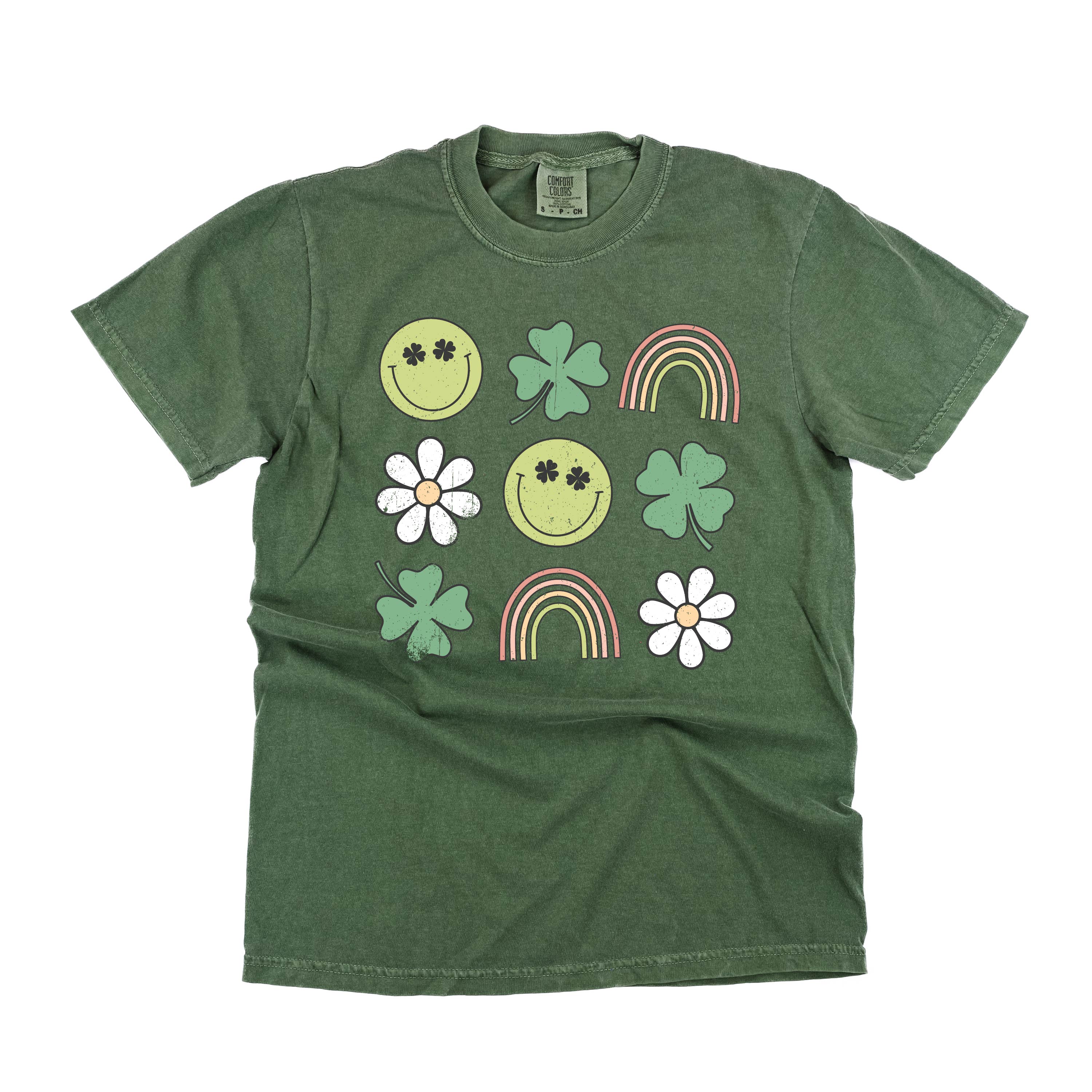 3x3 - Lucky Spring Things - Comfort Colors Tee Little Mama Shirt Shop