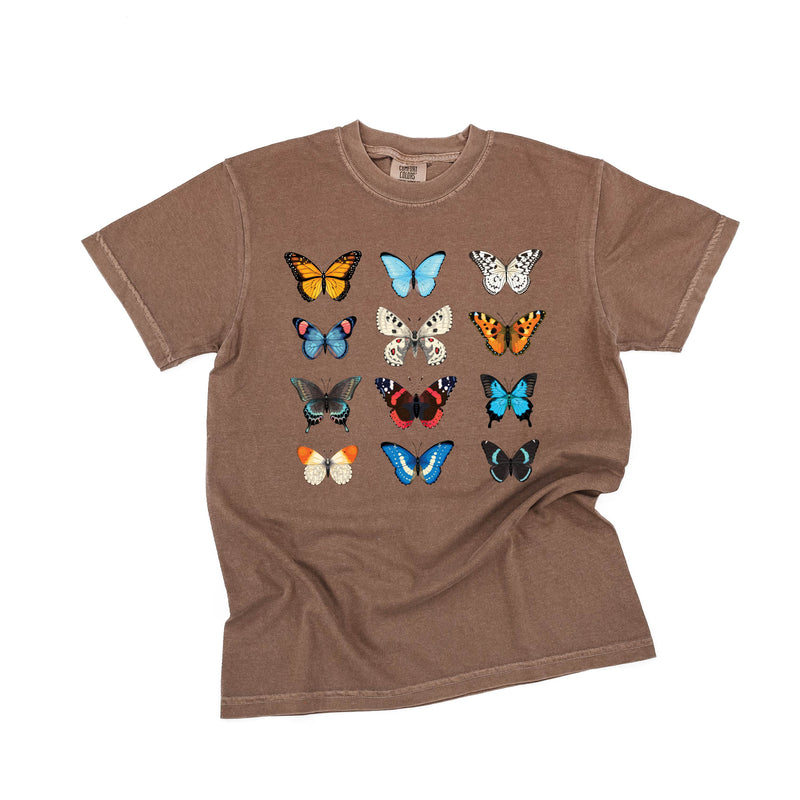3x4 Butterfly Chart - SHORT SLEEVE COMFORT COLORS TEE