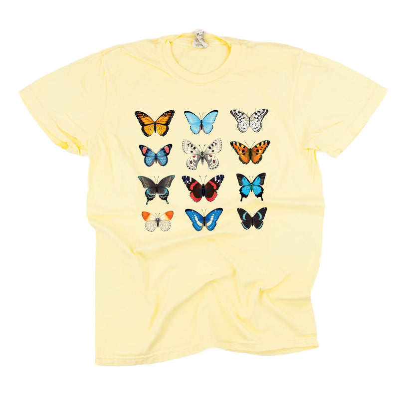 3x4 Butterfly Chart - SHORT SLEEVE COMFORT COLORS TEE