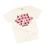 A Little Caffeine And A Lot Of Love - Comfort Colors Tee Little Mama Shirt Shop