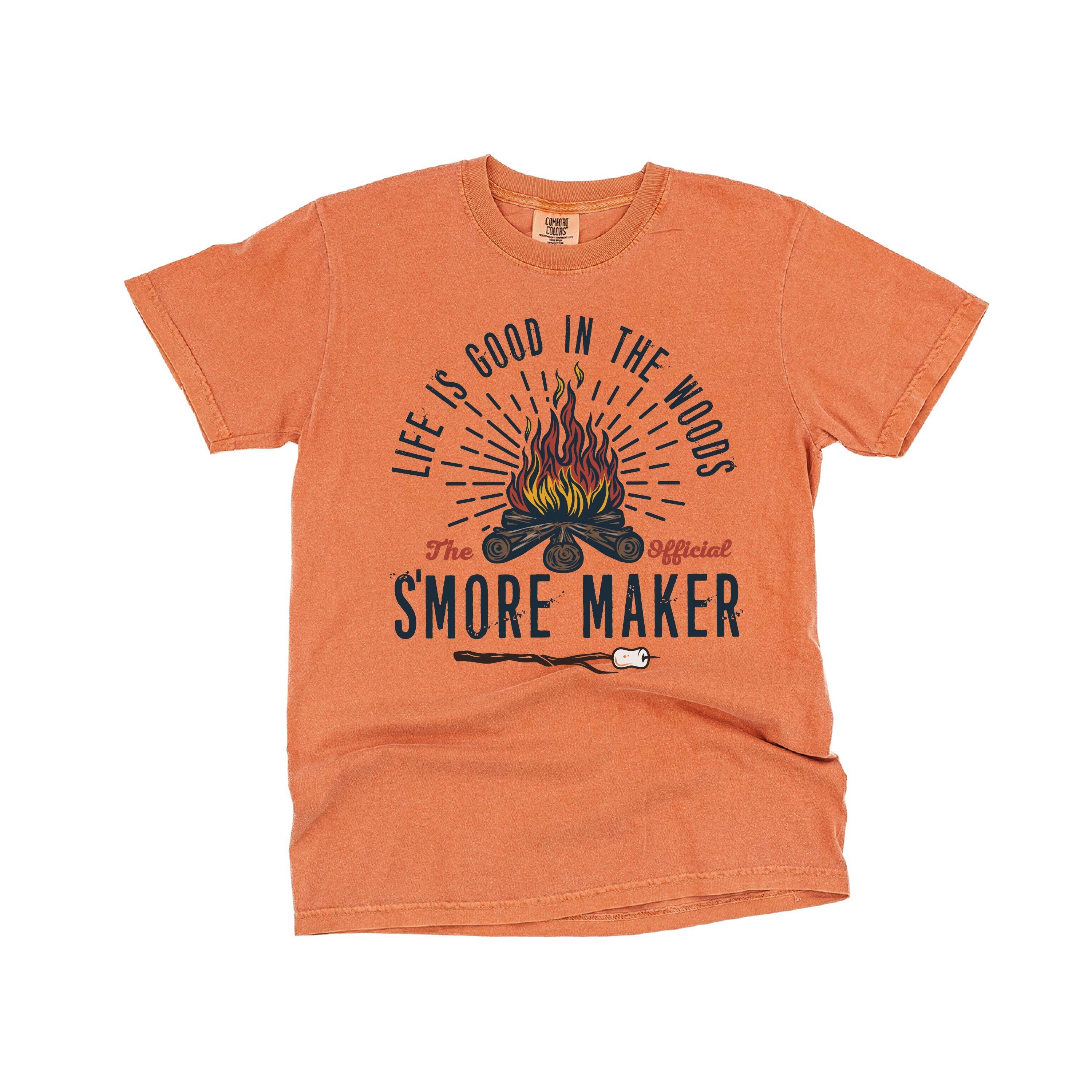 S'Mores Maker - Comfort Colors Tee Little Mama Shirt Shop