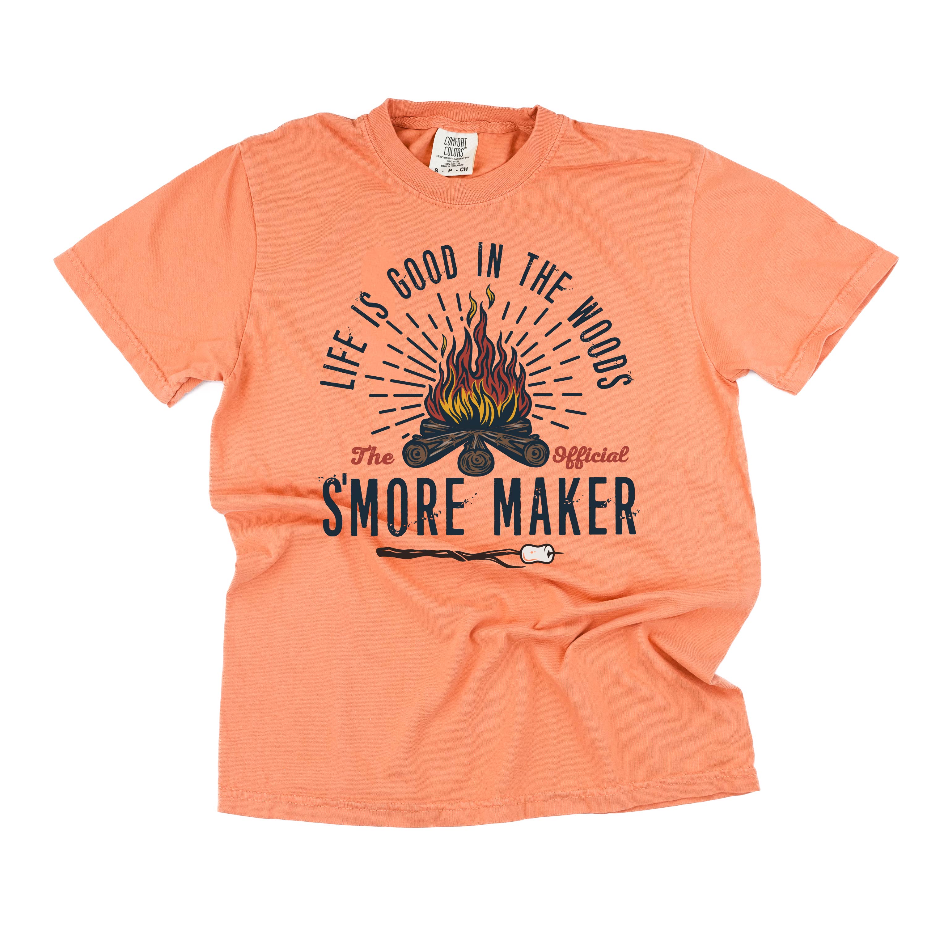 S'Mores Maker - Comfort Colors Tee Little Mama Shirt Shop