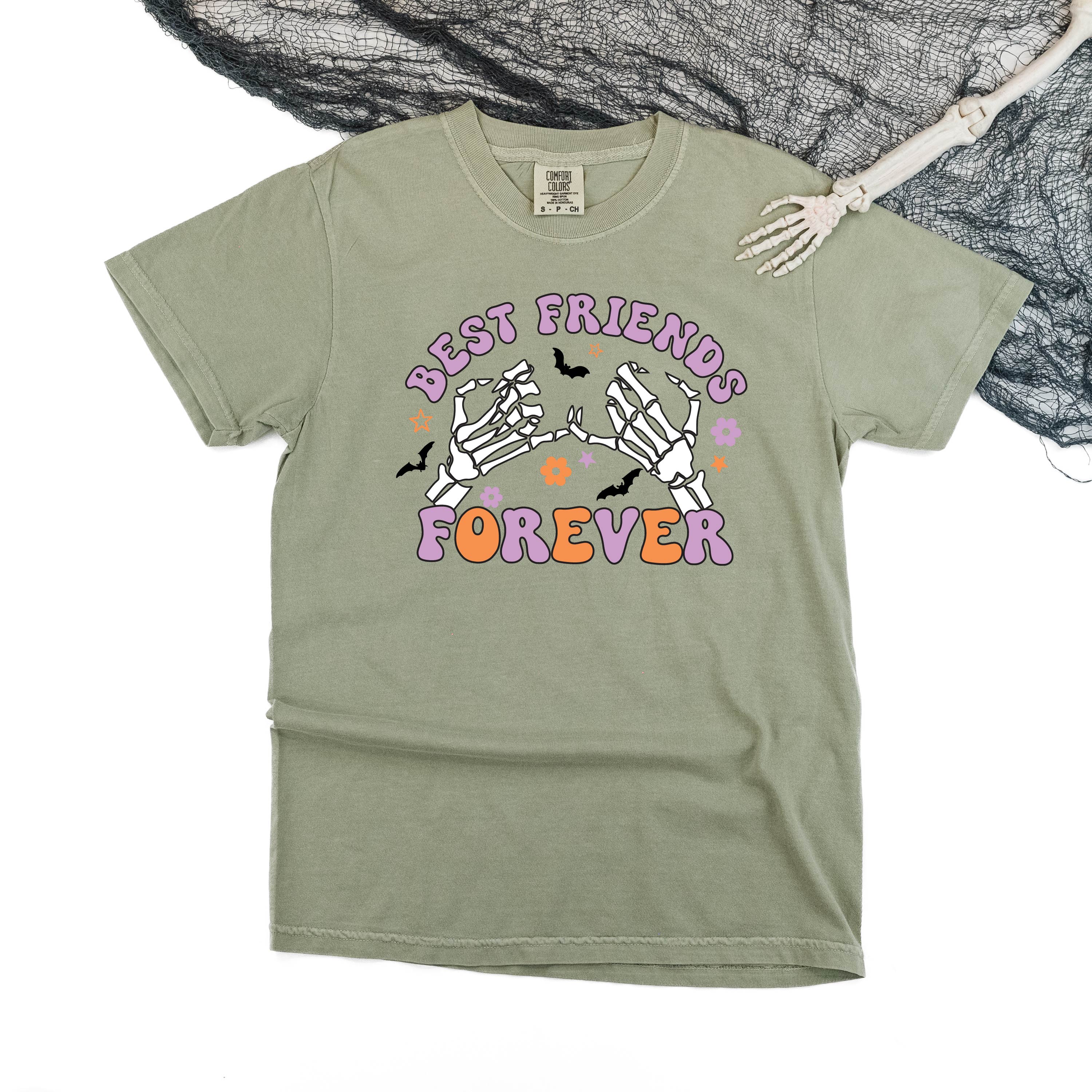 Best Friends Forever - Halloween - Comfort Colors Tee Little Mama Shirt Shop