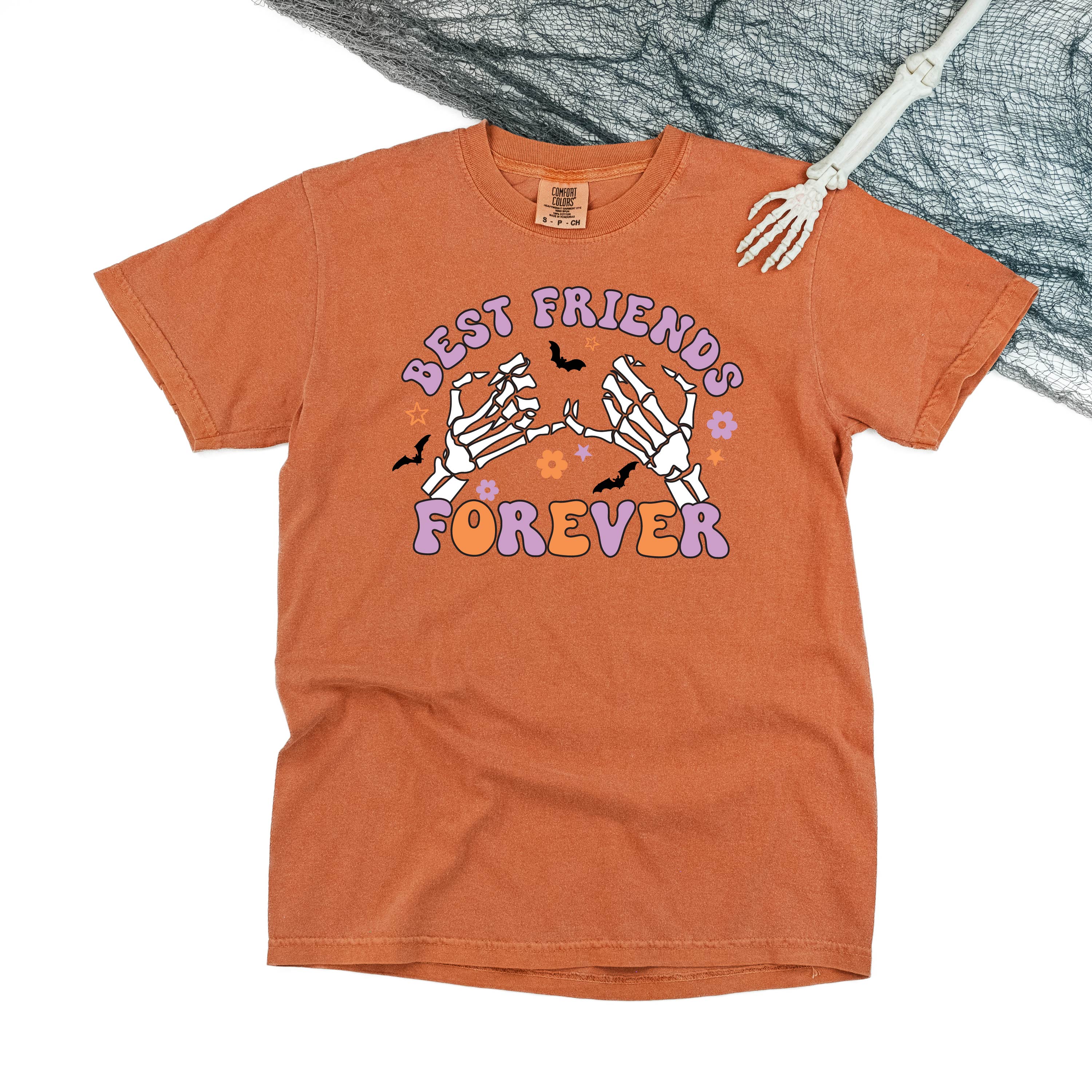 Best Friends Forever - Halloween - Comfort Colors Tee Little Mama Shirt Shop